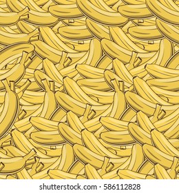Vintage Banana Seamless Pattern