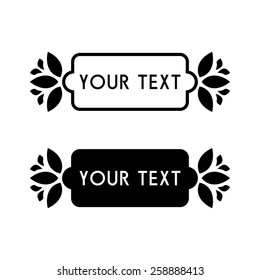 Vintage Banners With Decorative Elements For Logos, Stickers, Labels, Tags And Other Design.