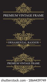 Vintage Banners perfect for Labels Frames and other creative content