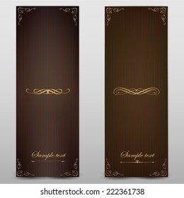 Vintage banners - vector illustration