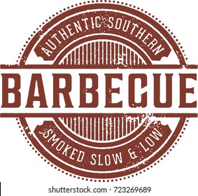 Vintage Barbecue BBQ Restaurant Sign