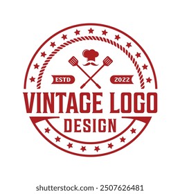 Vintage Barbecue logo premium badge templates. hand down logo, label, emblem, steak house, BBQ, restaurant-menu, restaurant, grill, meat shop. Vector retro vintage illustration.