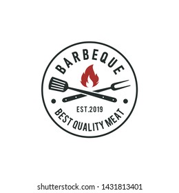 Vintage Barbeque & Grill Logo design