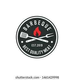 Vintage Barbeque & Grill Logo design