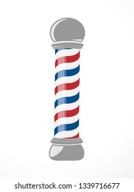 vintage barber pole icon