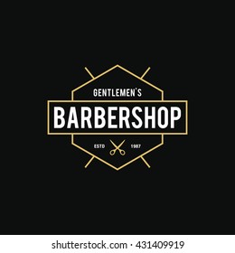 Vintage Barber Shop logo