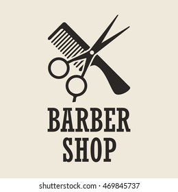 Barber Shop Logo Stock Illustration 769297816