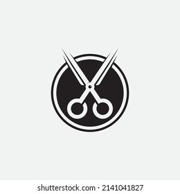 Vintage barbershop logo and design emblems labels, badges, logos background illustration