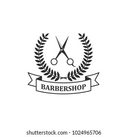 Vintage Barbershop Logo Design Vector