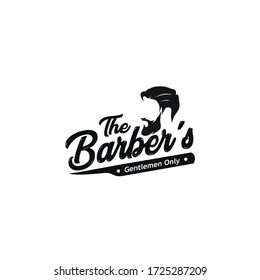 Logotipo vintage de Barbershop Vector Vintage