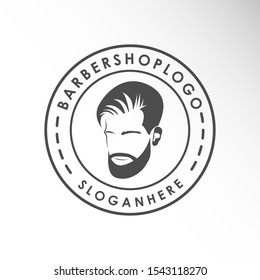 Vintage Barbershop Logo Vector DESIGN