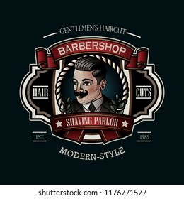 vintage barbershop sign