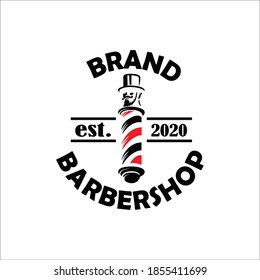 Vintage barbershop vector emblems and labels. Barber badges and logos. Barbershop logo and barber shop vintage label and badge illustration