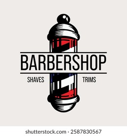 Vintage Barbershop Vector Logo template