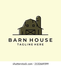 Vintage Barn Logo Vector Design