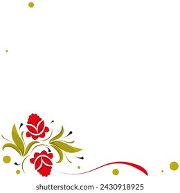 vintage baroque corner ornament retro pattern antique style acanthus vector. Decorative design element filigree calligraphy vector. You can use for wedding decoration of greeting card and laser cuttin