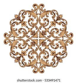 VIntage baroque corner ornament retro pattern antique style acanthus. Decorative design element filigree calligraphy vector. You can use for wedding decoration of greeting card and laser cutting.