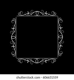 Vintage baroque frame