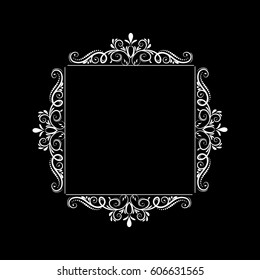 Vintage baroque frame