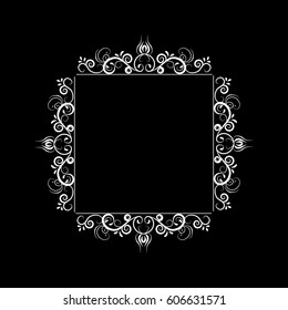 Vintage baroque frame