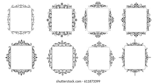 Vintage baroque frame