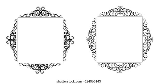 Vintage baroque frame