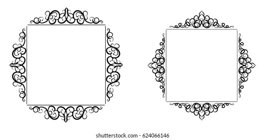 Vintage baroque frame