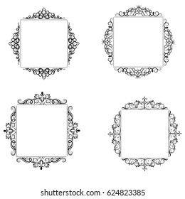 Vintage baroque frame