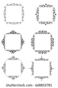 Vintage baroque frame