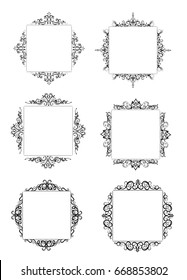 Vintage baroque frame