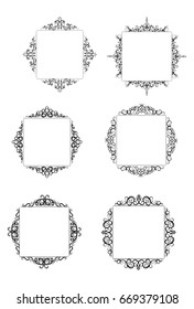 Vintage baroque frame