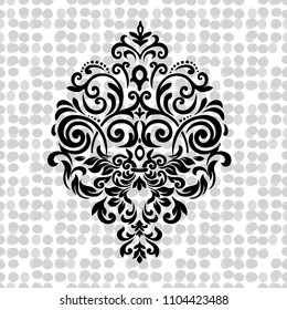Vintage baroque frame scroll ornament engraving border floral retro pattern antique style acanthus foliage swirl decorative design element filigree calligraphy. 