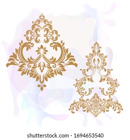 Vintage baroque frame scroll ornament engraving border floral retro pattern antique style acanthus foliage swirl decorative design element filigree calligraphy.