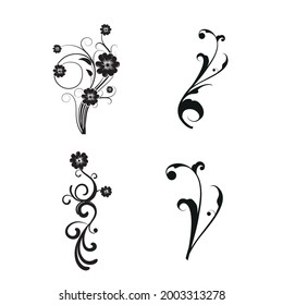 Vintage baroque frame scroll ornament engraving border floral retro pattern antique style acanthus foliage swirl decorative design element filigree calligraphy vector