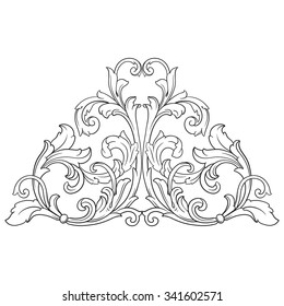 Traditional Paisley Indian Motif Stock Vector (Royalty Free) 474462703