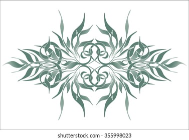Vintage baroque frame scroll ornament engraving border floral retro pattern antique style acanthus foliage swirl decorative design element filigree calligraphy