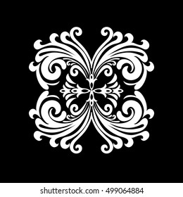 vintage baroque frame scroll ornament engraving border floral retro pattern antique style acanthus foliage swirl decorative design element filigree calligraphy