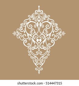 Vintage baroque frame scroll ornament engraving border floral retro pattern antique style acanthus foliage swirl decorative design element filigree calligraphy vector