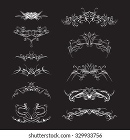 vintage baroque frame vector