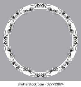 vintage baroque frame vector