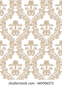Vintage baroque ornament. Retro pattern antique style. Luxury old fashioned damask. Royal Victorian texture for wallpapers, textile, wrapping. Exquisite floral decor