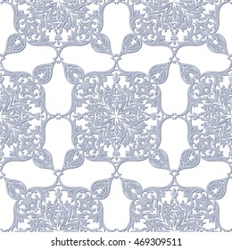 Vintage baroque ornament. Retro pattern antique style. Luxury old fashioned damask. Royal Victorian texture for wallpapers, textile, wrapping. Exquisite floral decor