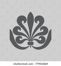 Vintage baroque ornament. Retro pattern antique style.