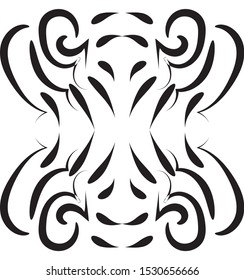 Vintage baroque ornament  vector pattern for greeting cards and wedding invitations