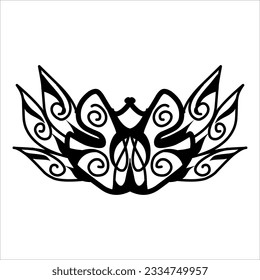 Vintage Baroque Victorian frame floral border ornament leaf scroll engraved retro floral decorative design pattern black and white tattoo Japanese filigree calligraphy vector batik, illustration class