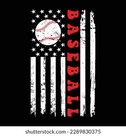 Vintage Baseball American Flag Shirt, Baseball American Flag Shirt, Baseball Vector, Love Shirt, Baseball Bat Svg shirt Print template	 svg