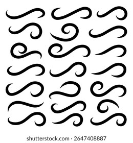Vintage Baseball Font with Swoosh Tail and Swash Text, Underline or Swish Line for Sports Design.