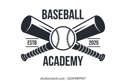 Vintage baseball logo design, emblem, badge and elements vector template