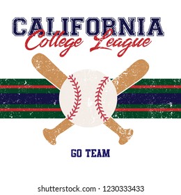 Vintage baseball logo, emblem, badge and design elements. Vector illustration design for t-shirt and other uses.