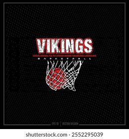 Vintage Basquete, Basquete, Bola, Aros, Equipe, Esportes, Bola Esportiva, Viking, Basquete Viking, Jogo, Equipe Esportiva